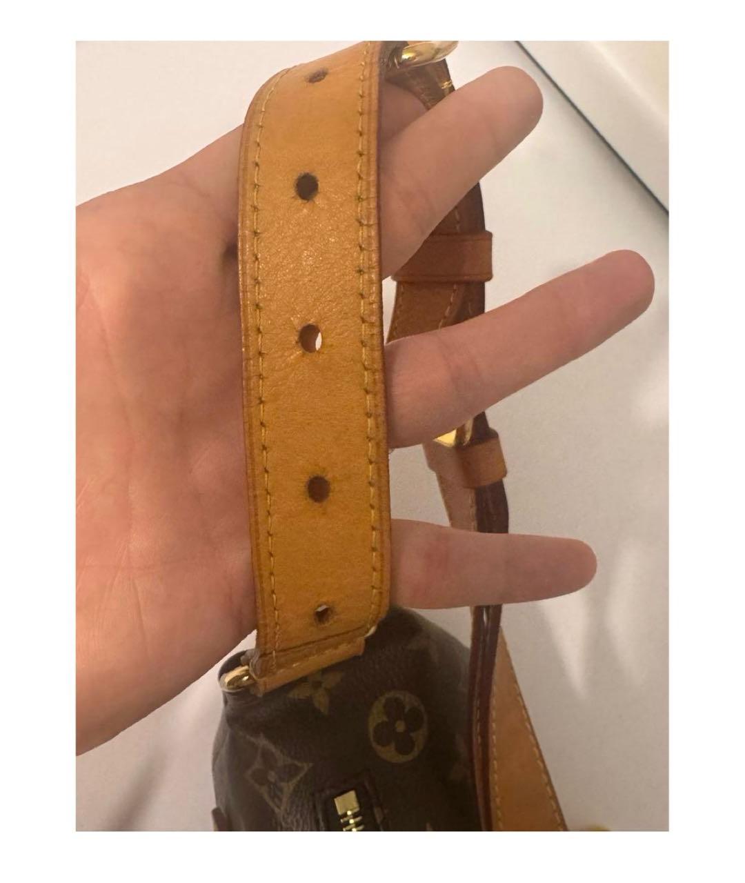 LOUIS VUITTON Коричневая канва поясная сумка, фото 7