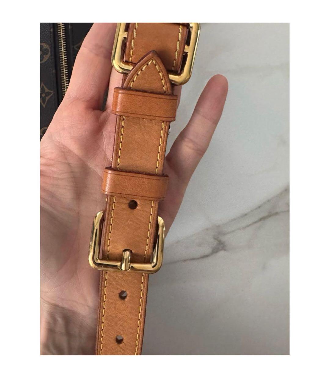 LOUIS VUITTON Коричневая канва поясная сумка, фото 4