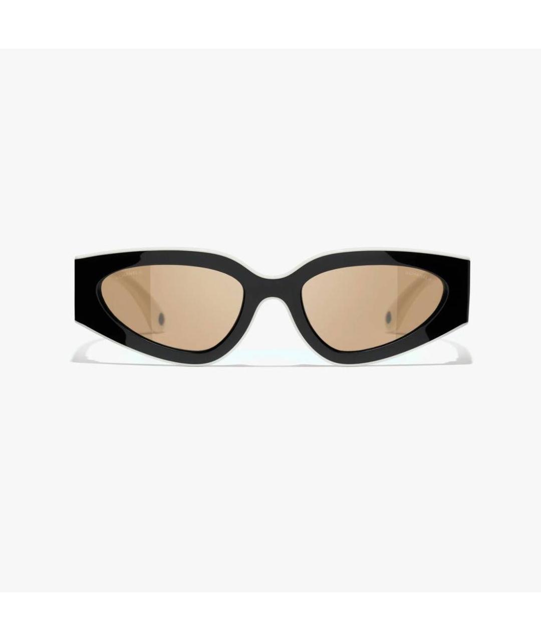 CHANEL Черные пластиковые солнцезащитные очки, фото 4
