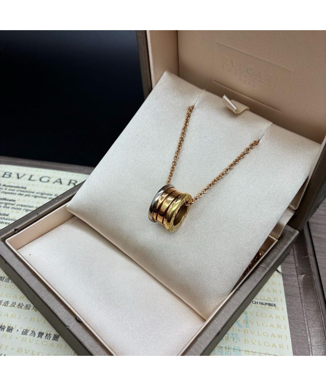 BVLGARI Золотое колье из розового золота, фото 2