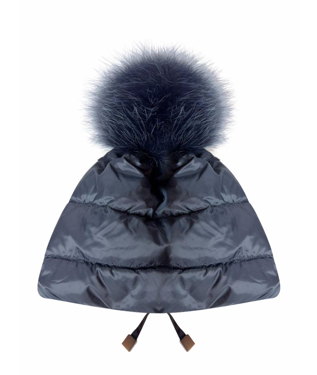 MAX MARA THE CUBE Темно-синяя шапка, фото 1