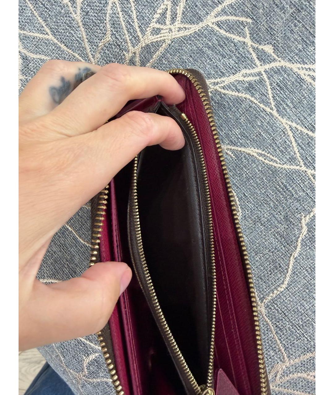 LOUIS VUITTON Коричневый кошелек, фото 2
