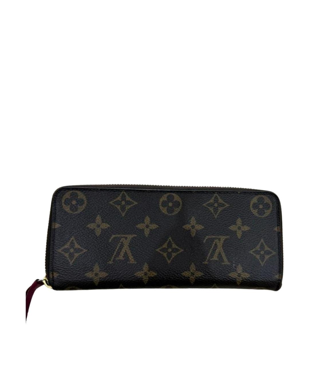 LOUIS VUITTON Коричневый кошелек, фото 1