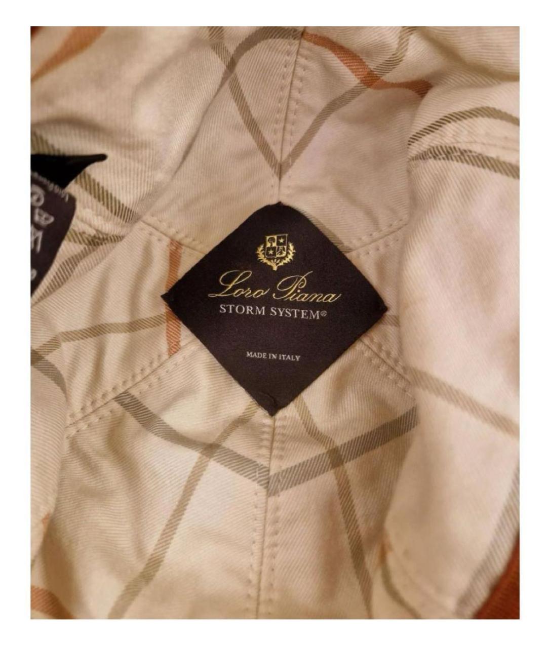 LORO PIANA Темно-синяя кепка, фото 3