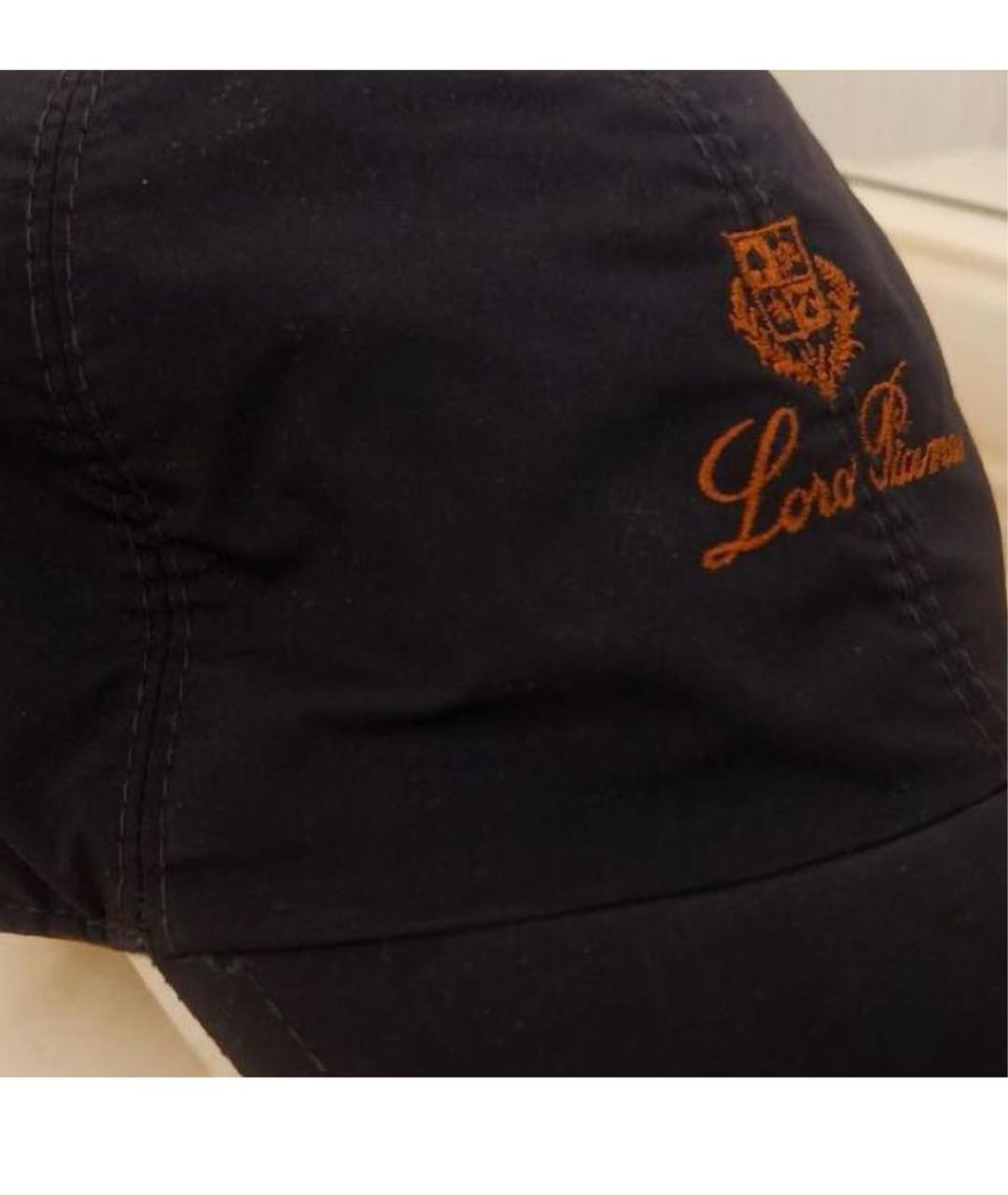 LORO PIANA Темно-синяя кепка, фото 6