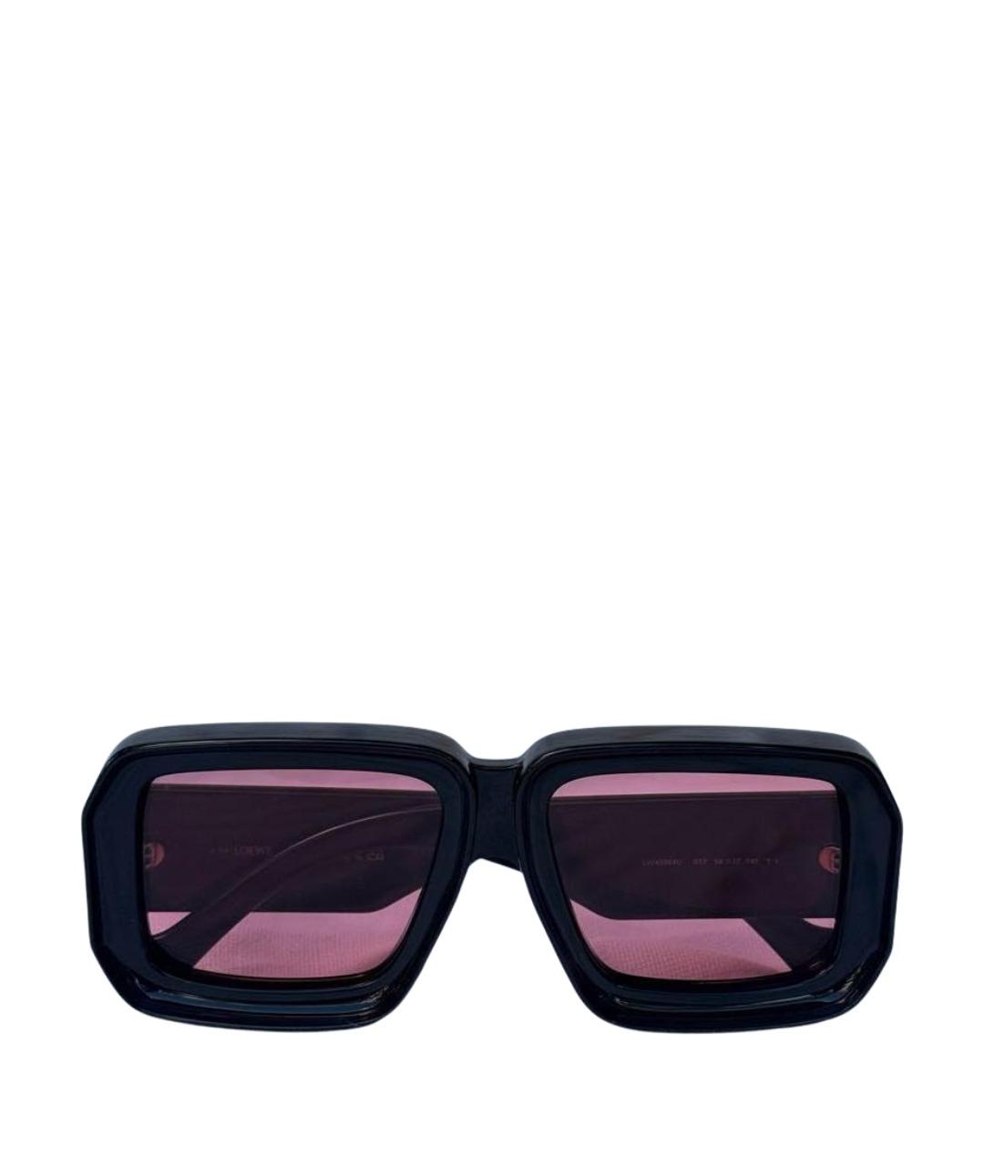LOEWE Черные пластиковые солнцезащитные очки, фото 1