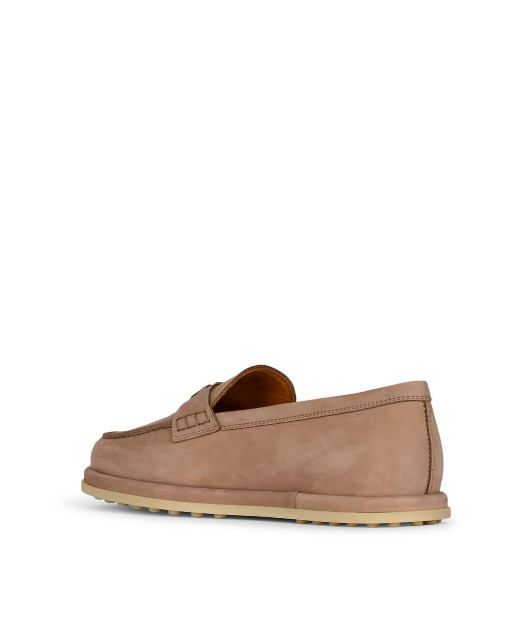 TOD'S Розовые кожаные лоферы, фото 5