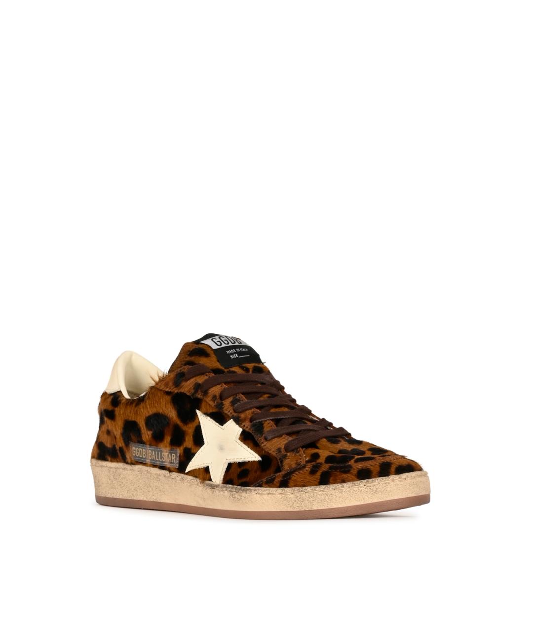 GOLDEN GOOSE Мульти кожаные кеды, фото 4
