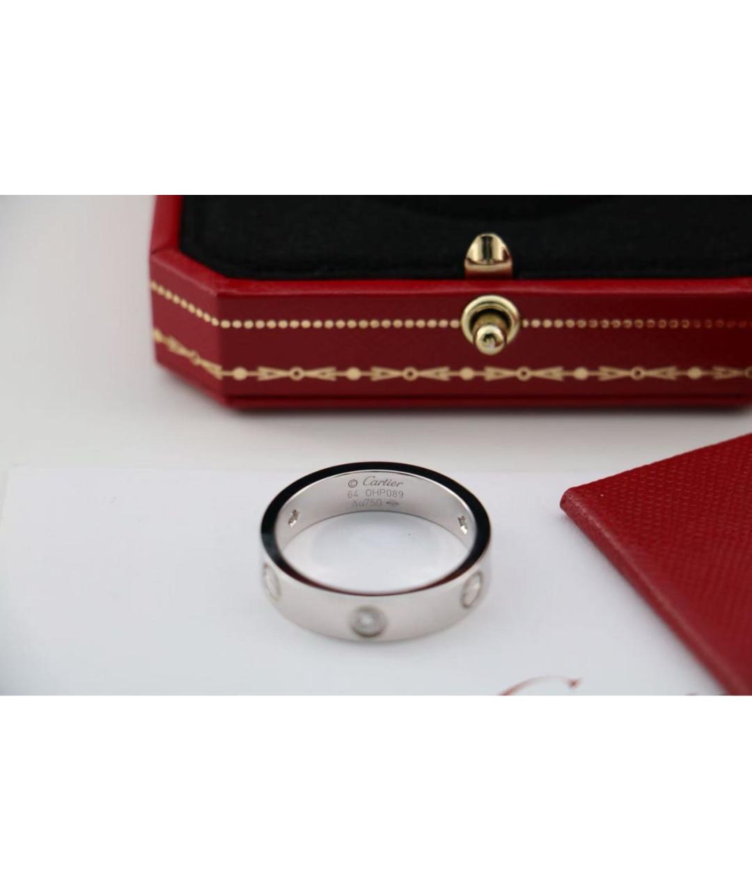 CARTIER Серебряное кольцо из белого золота, фото 5