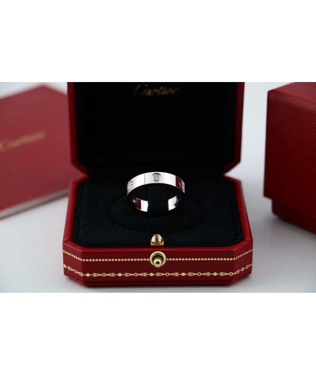 CARTIER Серебряное кольцо из белого золота, фото 3