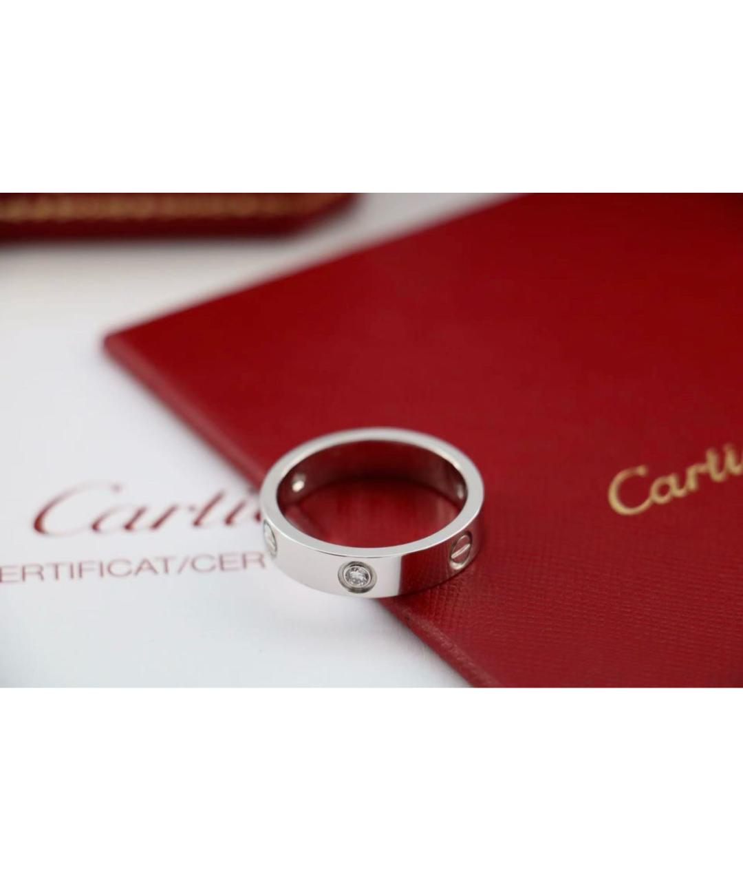 CARTIER Серебряное кольцо из белого золота, фото 4