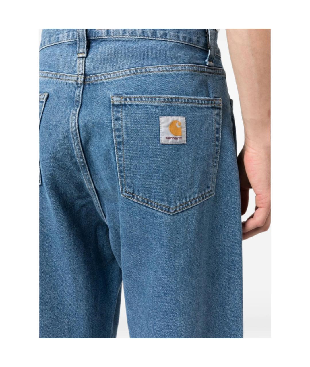 CARHARTT Синие хлопковые джинсы, фото 4