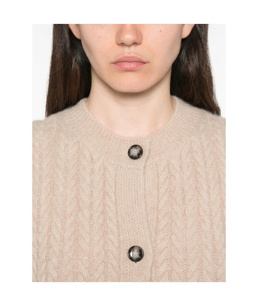 ALLUDE Бежевая кашемировая жилетка, фото 3