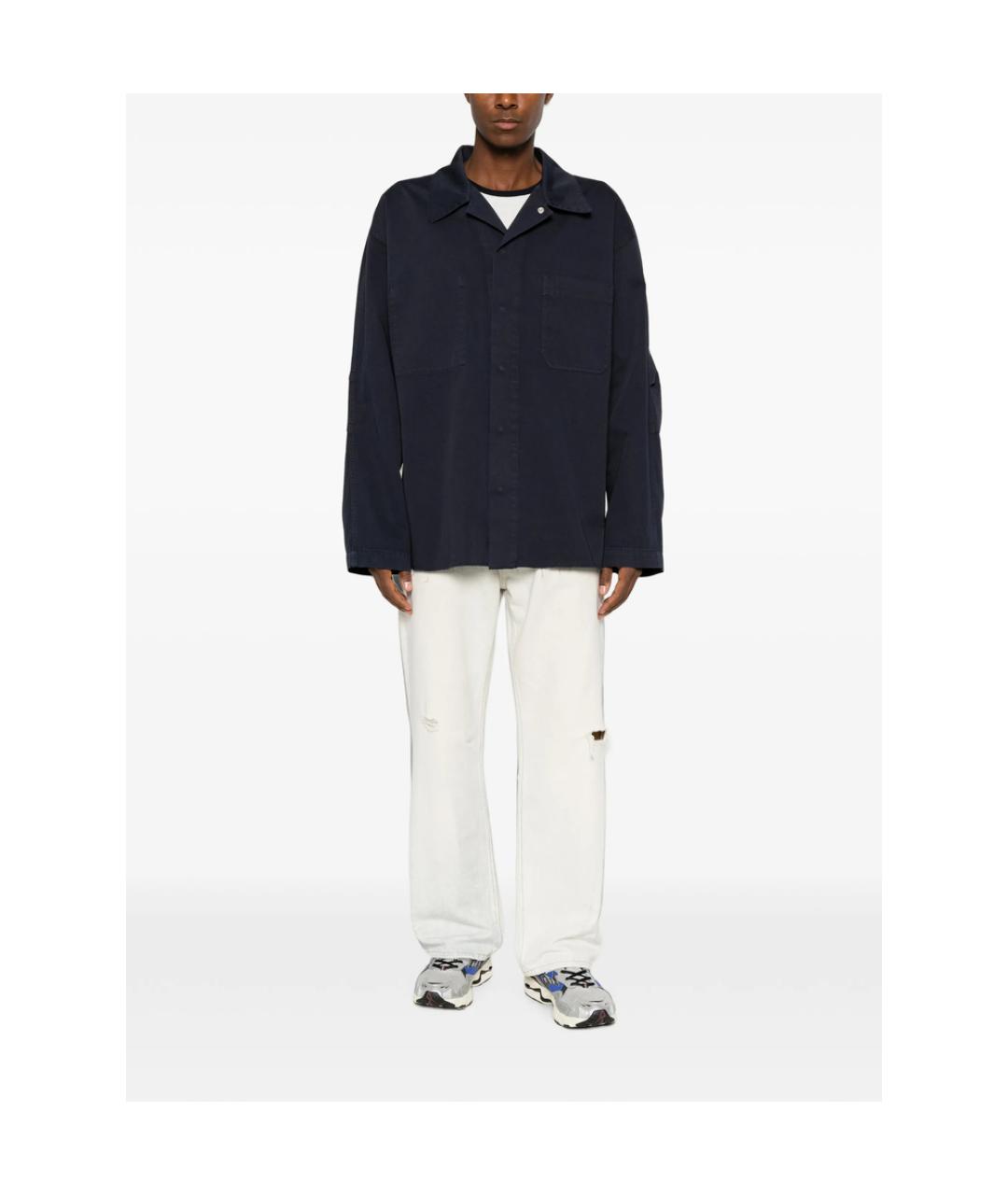 MM6 MAISON MARGIELA Синяя хлопковая куртка, фото 5