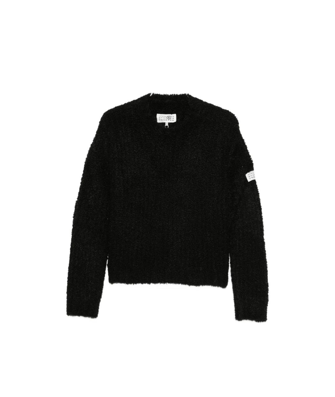 MM6 MAISON MARGIELA Черный шерстяной джемпер / свитер, фото 1