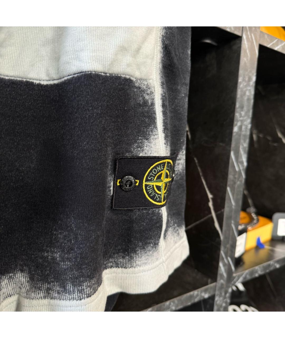 STONE ISLAND Белые хлопковые шорты, фото 4