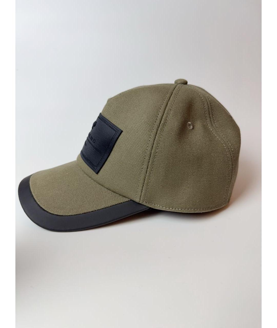 WEEKEND MAX MARA Хаки хлопковая кепка, фото 5