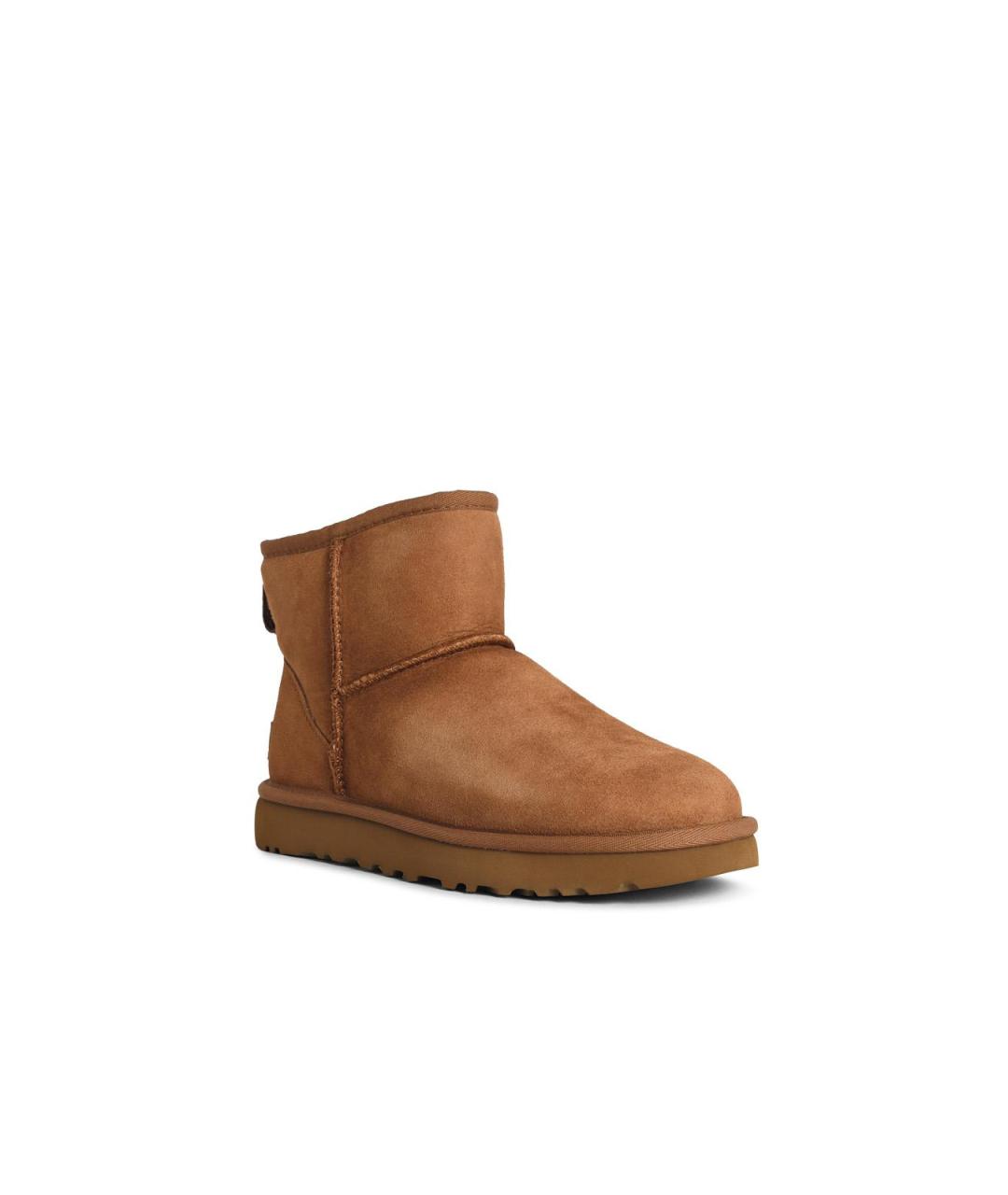 UGG Коричневые замшевые полусапоги, фото 2