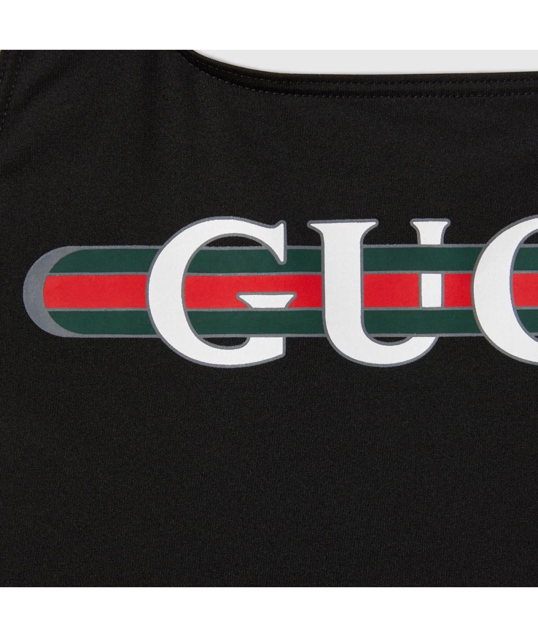 GUCCI Черный полиамидовый купальник, фото 2