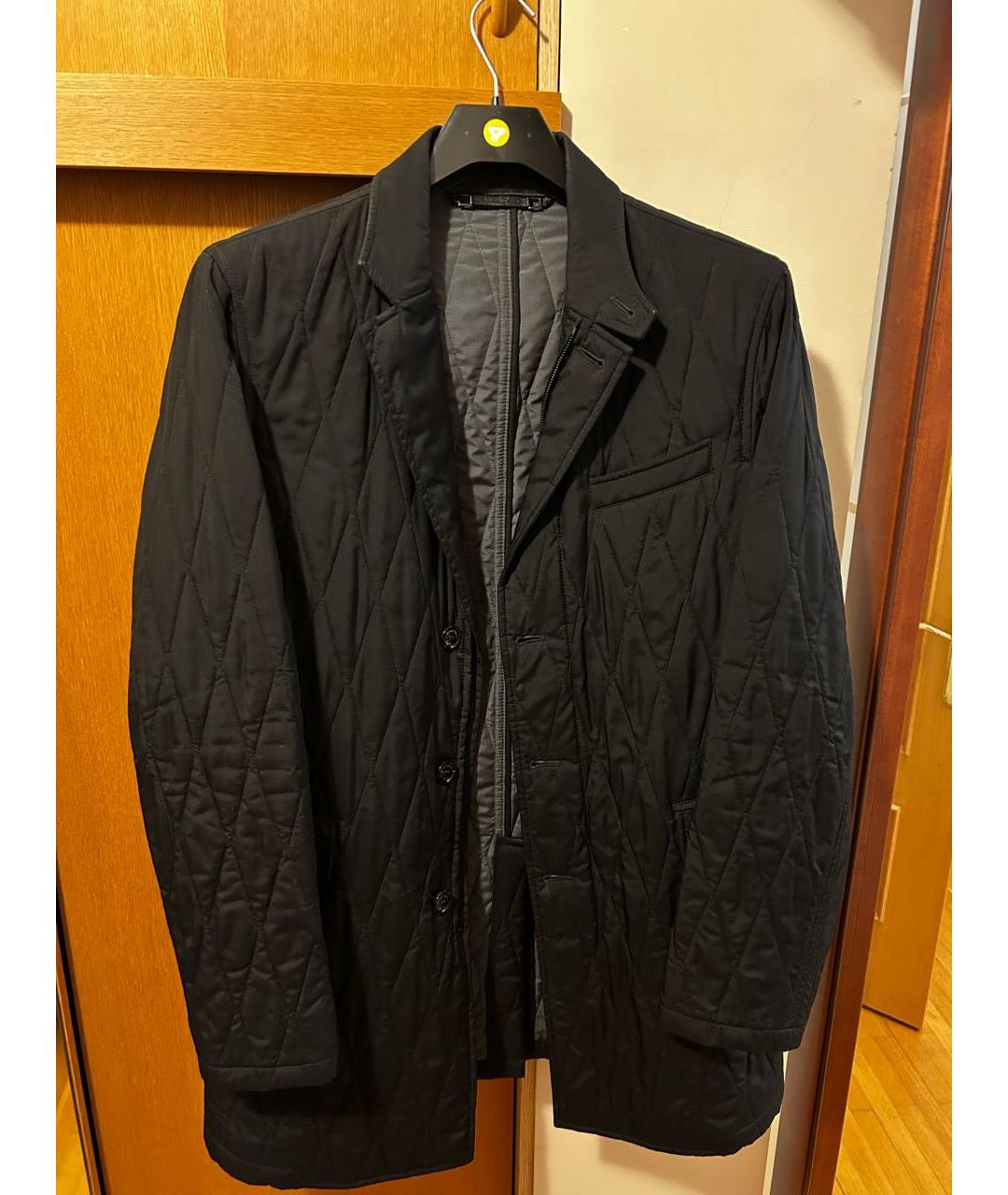 ERMENEGILDO ZEGNA XXX Черная полиэстеровая куртка, фото 9