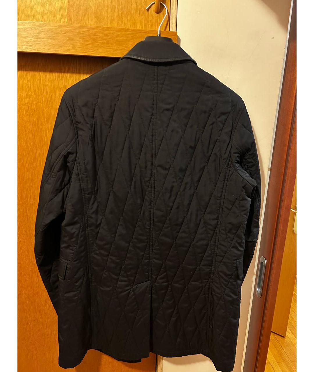 ERMENEGILDO ZEGNA XXX Черная полиэстеровая куртка, фото 2
