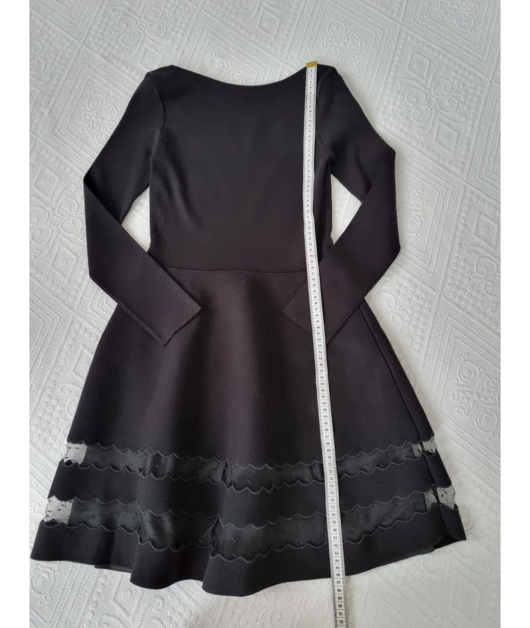 VALENTINO Черное вискозное коктейльное платье, фото 3
