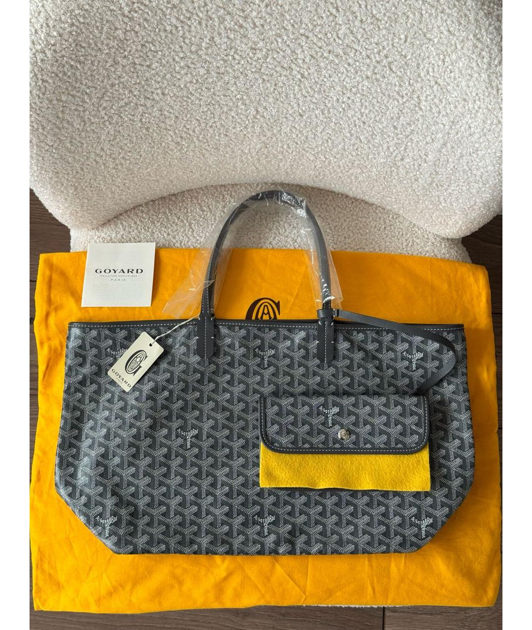 GOYARD Серая сумка тоут, фото 2