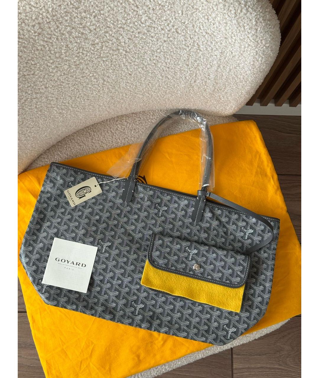 GOYARD Серая сумка тоут, фото 3