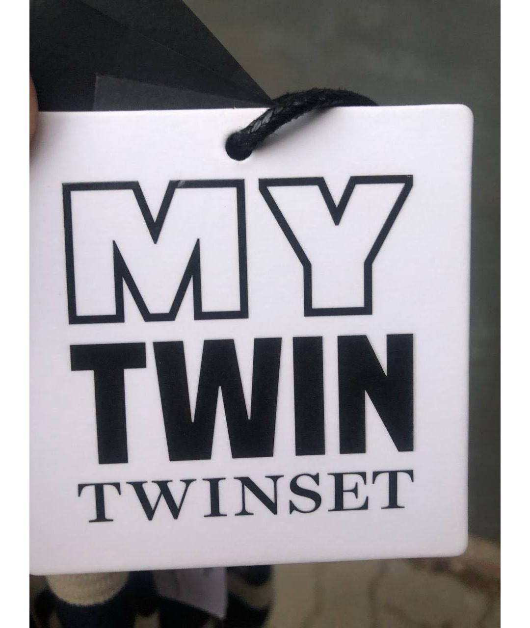 TWIN-SET Бежевый хлопковый джемпер / свитер, фото 8