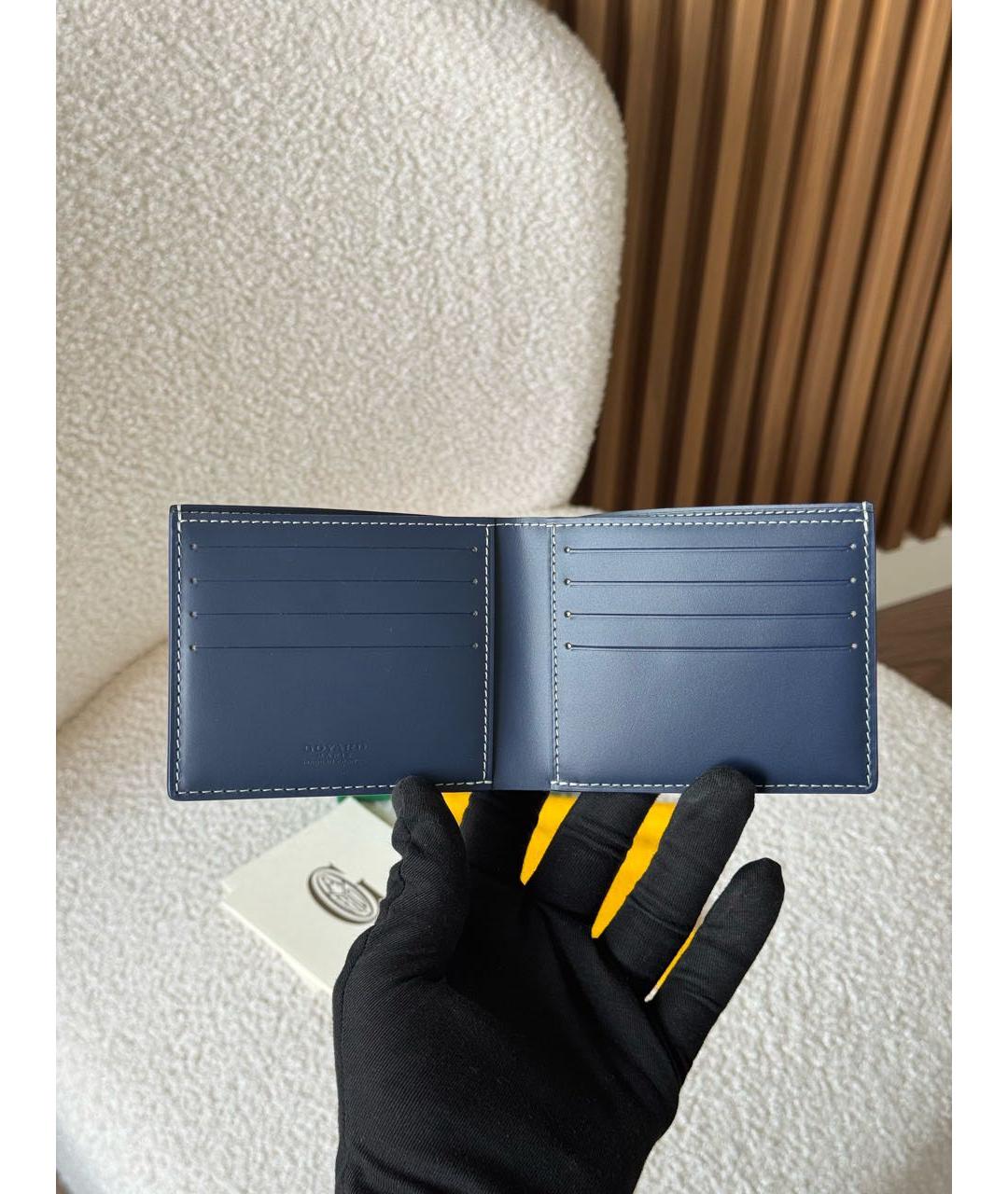 GOYARD Темно-синий кошелек, фото 3