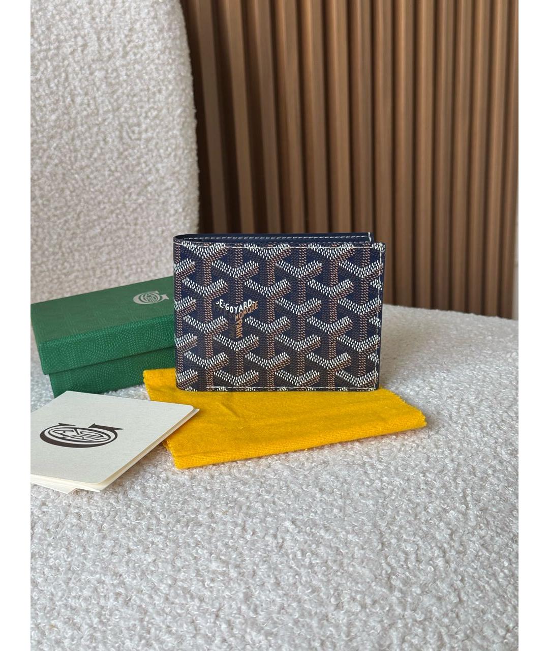GOYARD Темно-синий кошелек, фото 7