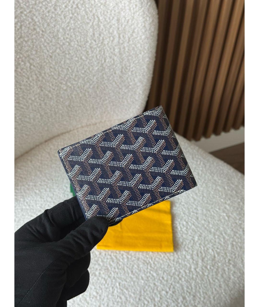GOYARD Темно-синий кошелек, фото 4