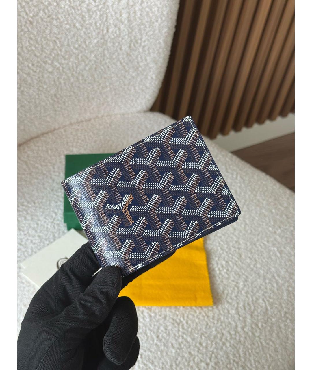 GOYARD Темно-синий кошелек, фото 2