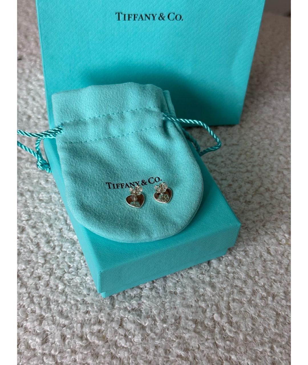 TIFFANY&CO Серебряные серебряные серьги, фото 5