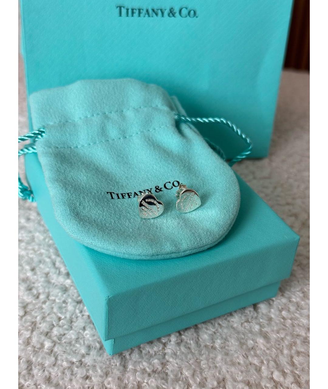 TIFFANY&CO Серебряные серебряные серьги, фото 4