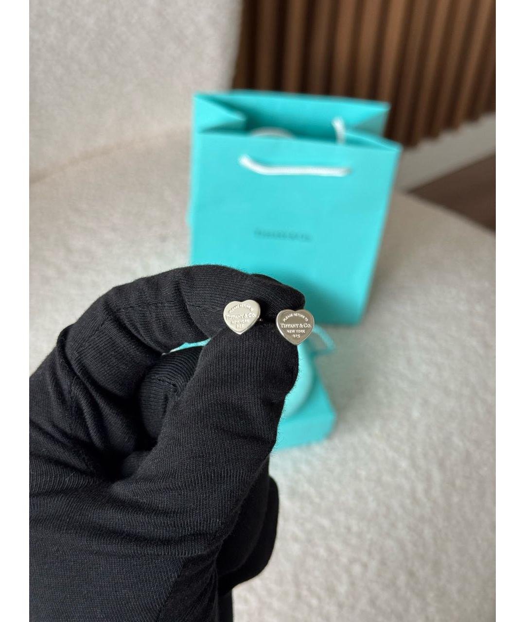 TIFFANY&CO Серебряные серебряные серьги, фото 3