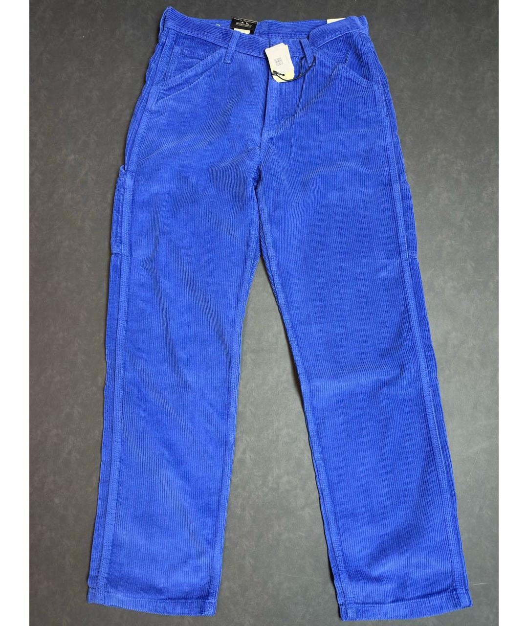 LEVI'S Синие хлопковые повседневные брюки, фото 9