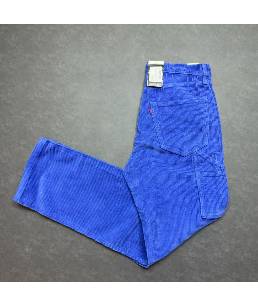 LEVI'S Синие хлопковые повседневные брюки, фото 2