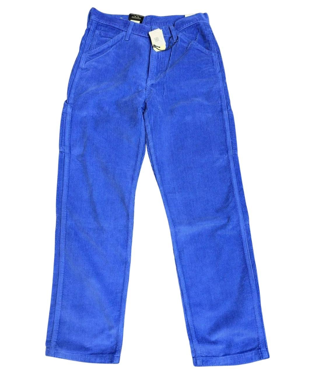 LEVI'S Синие хлопковые повседневные брюки, фото 1