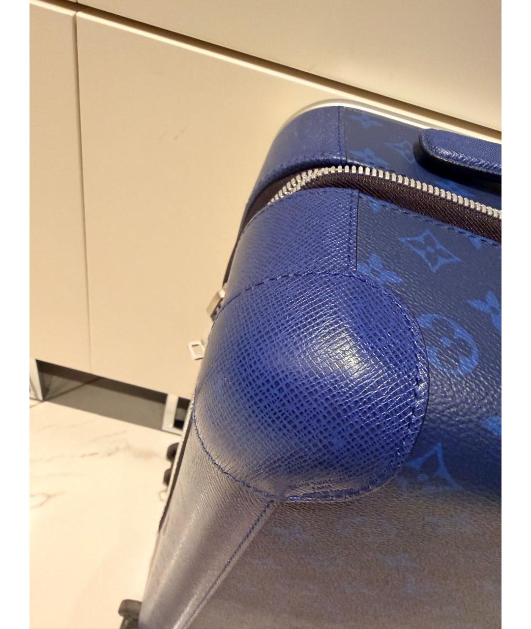 LOUIS VUITTON Синий чемодан, фото 5