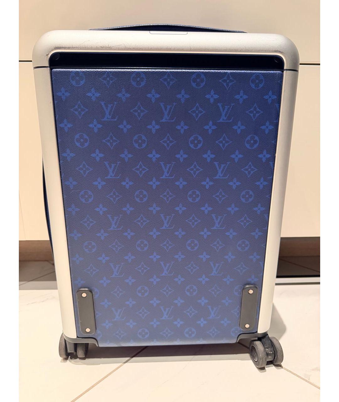 LOUIS VUITTON Синий чемодан, фото 4