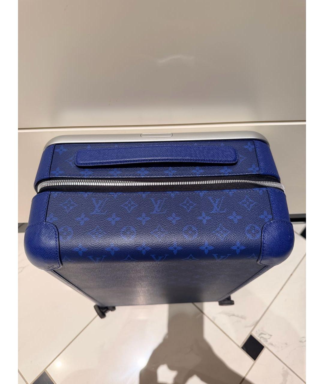 LOUIS VUITTON Синий чемодан, фото 3