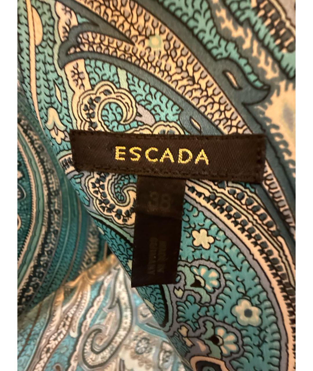 ESCADA Мульти шелковое повседневное платье, фото 3