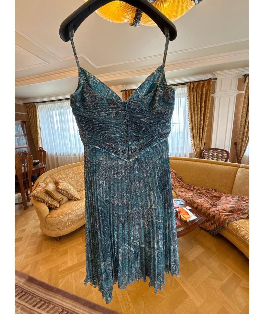 ESCADA Мульти шелковое повседневное платье, фото 2