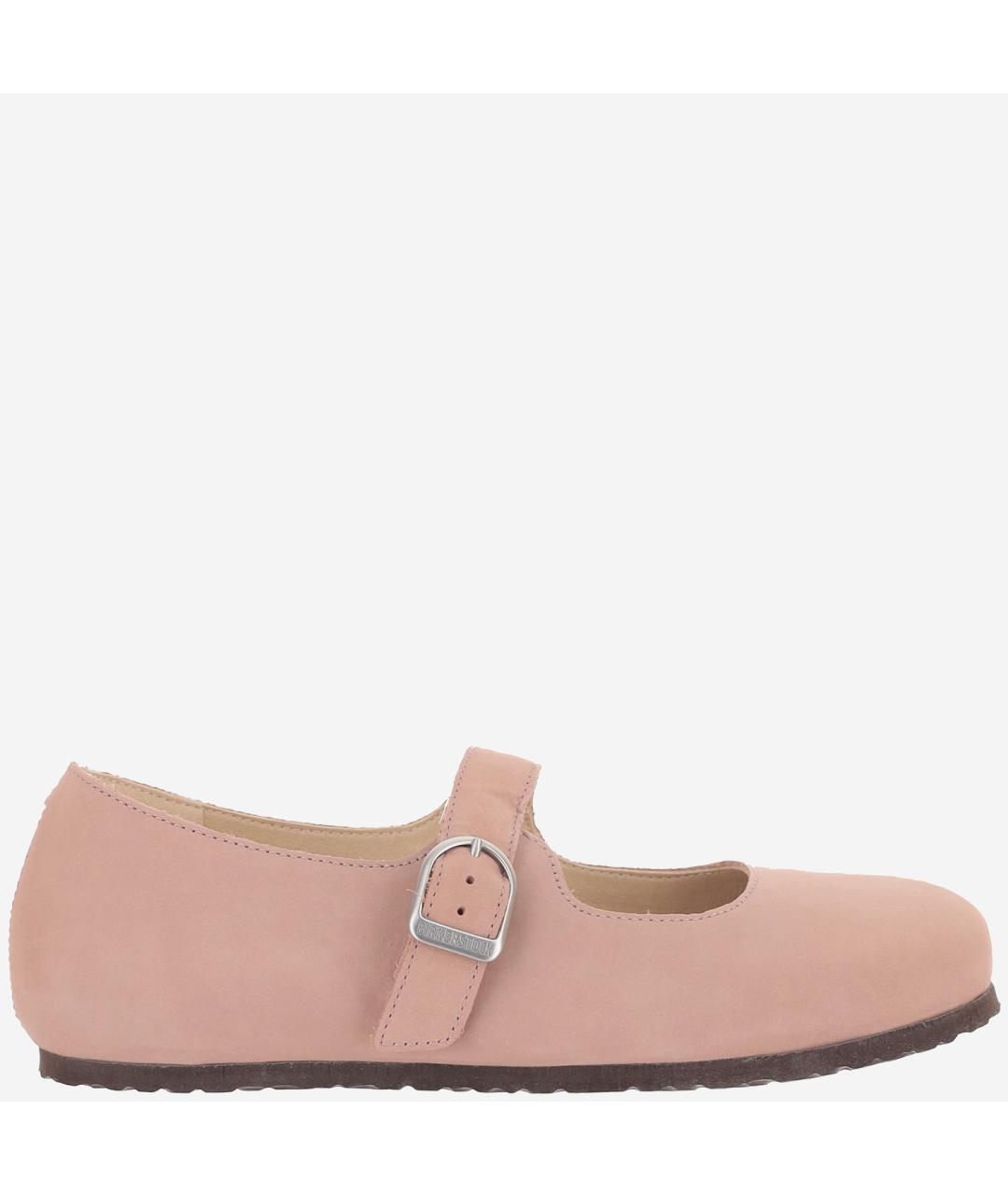 BIRKENSTOCK Розовые нубуковые балетки, фото 1