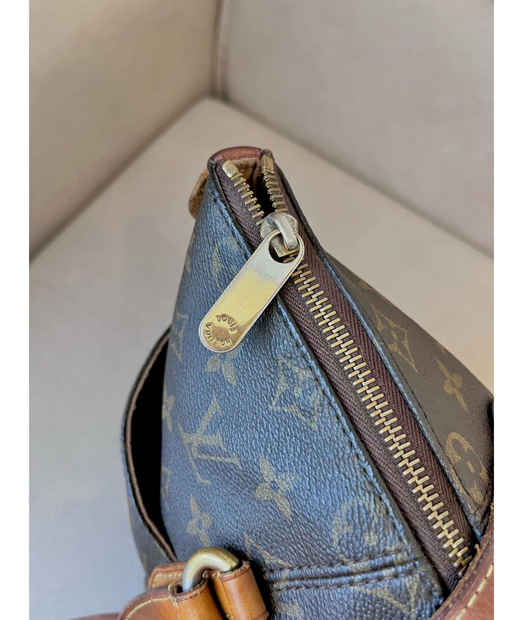 LOUIS VUITTON Коричневая канва сумка тоут, фото 8