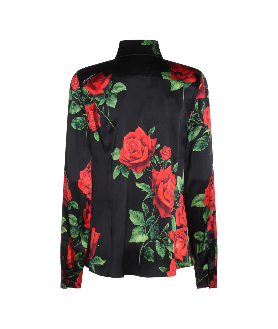 DOLCE&GABBANA Мульти шелковая рубашка, фото 2