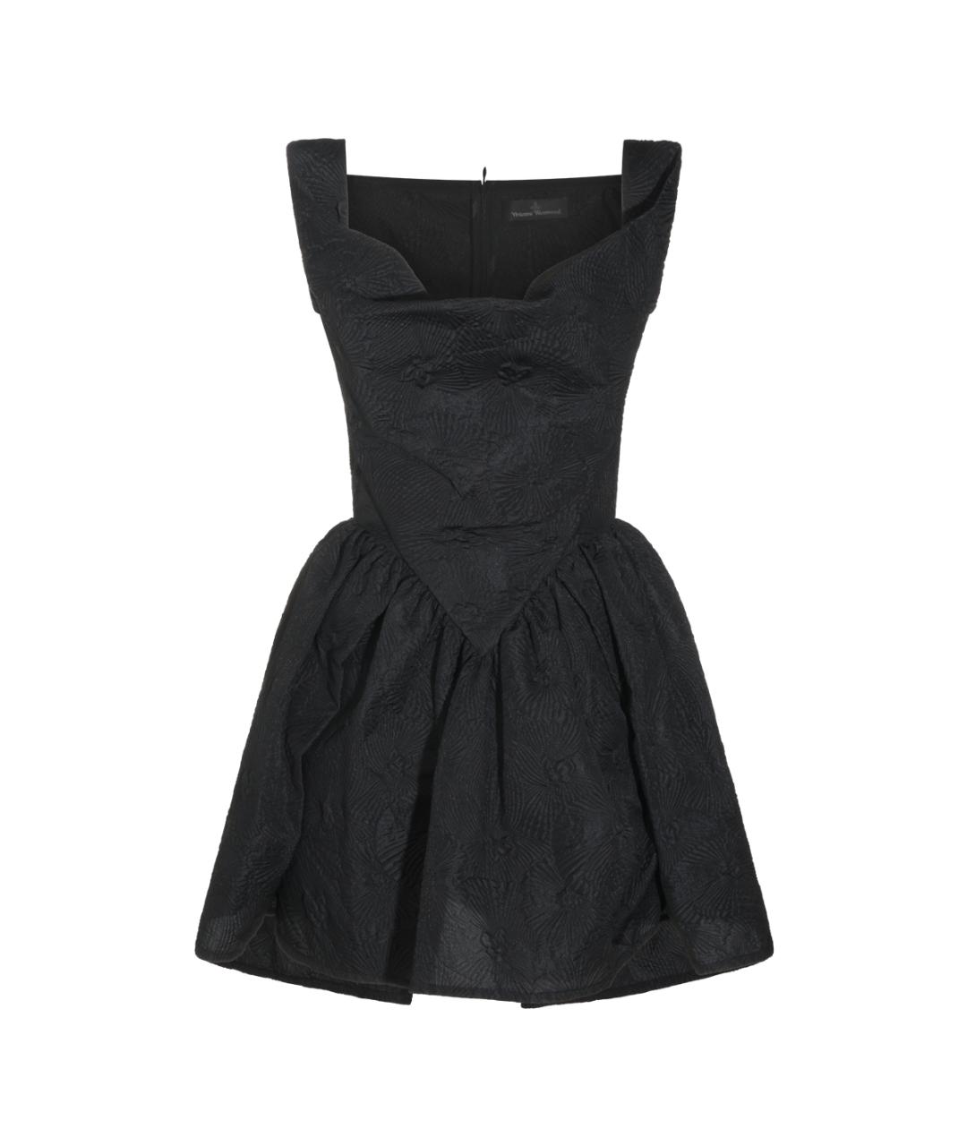 VIVIENNE WESTWOOD Черное синтетическое платье, фото 1