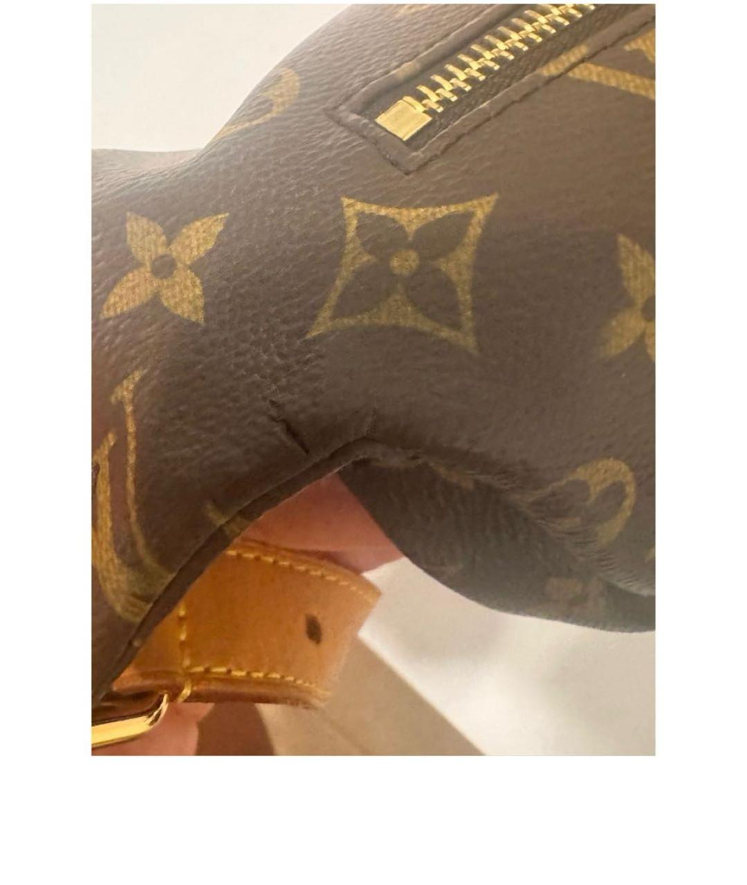 LOUIS VUITTON Коричневая канва поясная сумка, фото 6