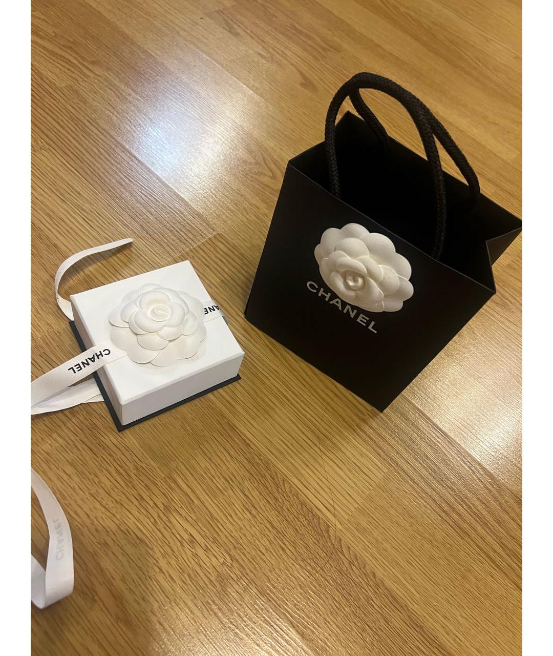CHANEL Черная металлическая булавка / брошь, фото 2